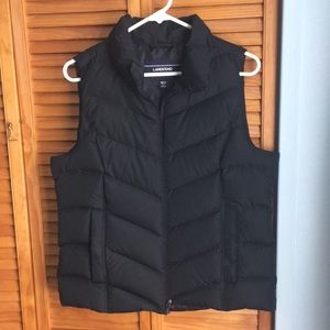 Black Down Vest